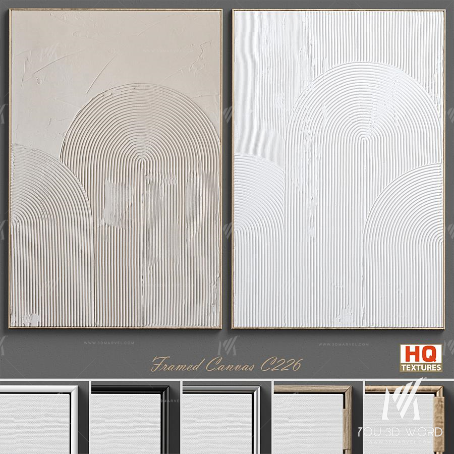 Abstract Arch Plaster Wall Art C-226